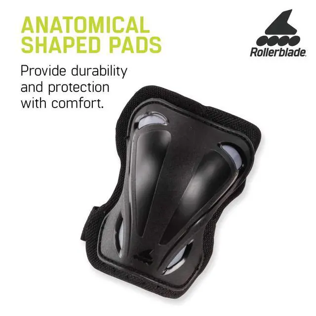 Alt view image 5 of 6 - Skate Gear Knee Pad Protective Gear, Unisex, Multi Sport Protection, Black, Medium