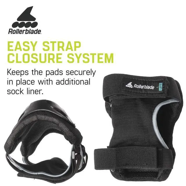 Alt view image 4 of 6 - Skate Gear Knee Pad Protective Gear, Unisex, Multi Sport Protection, Black, Medium