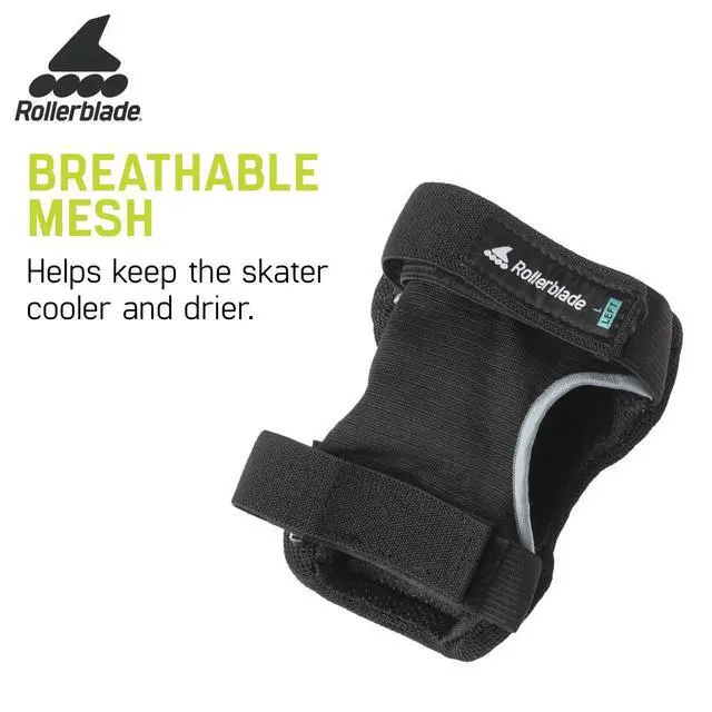 Alt view image 6 of 6 - Skate Gear Knee Pad Protective Gear, Unisex, Multi Sport Protection, Black, Medium