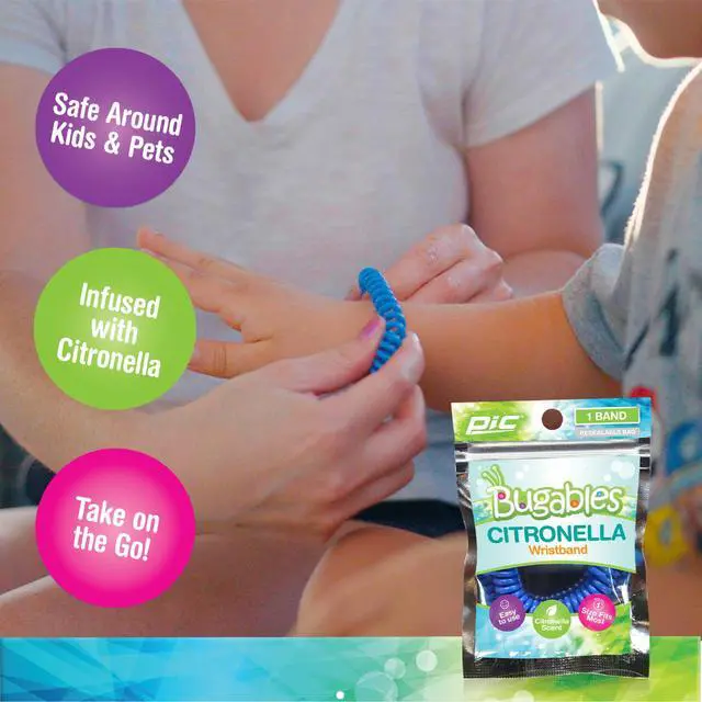 Alt view image 5 of 5 - Bugables Citronella Scented Coil Wristbands, Reusable and Resealable, One Size Fits All (Pack of 10)