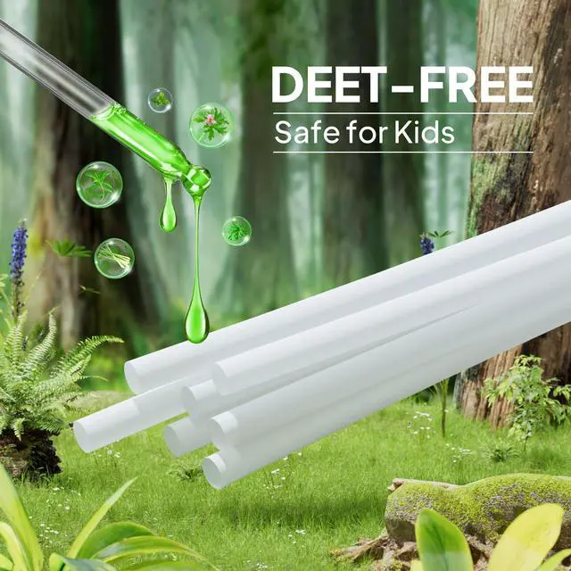 Alt view image 4 of 7 - Mosquito Repellent Bracelet Refill Oil Sticks (30 Pack) | Plant-Based Essential Oils | Long-Lasting Protection | 30 Repellent Refills (60 Sticks Total) | Bracelets Not Included