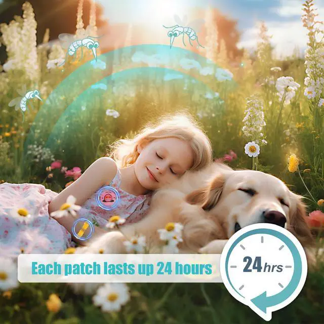 Alt view image 4 of 7 - 240Pcs Mosquito Repellent Stickers Bracelets, Individually Wrapped Natural Plant Based Mosquito Stickers for Kids Adult Outdoor Hiking, Camping, Travel, 6 Mosquito Bracelets Included