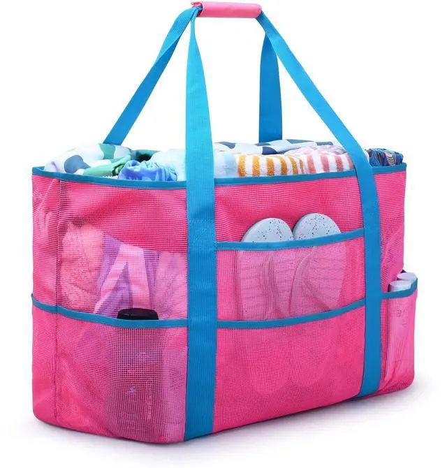 Main image of Mesh Beach Bag Extra Large Waterproof Sandproof Beach Tote Pool Swim Bag Travel Vacation Essentials