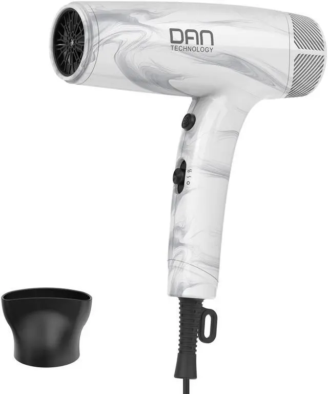 Main image of Lightweight Hair Dryer,1875W Compact Blow Dryer with Concentrator, Portable Fast Drying Hairdryer for Home, Dorm, Gym and US Travel, 30000 RPM