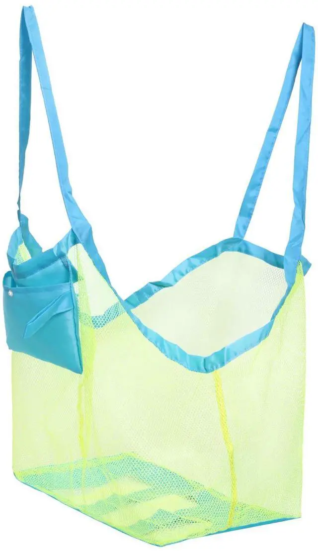 Main image of Mesh Beach Bag, Classic Mesh Beach Toy Tote Bag, Foldable Large Children's Toy Storage Bag