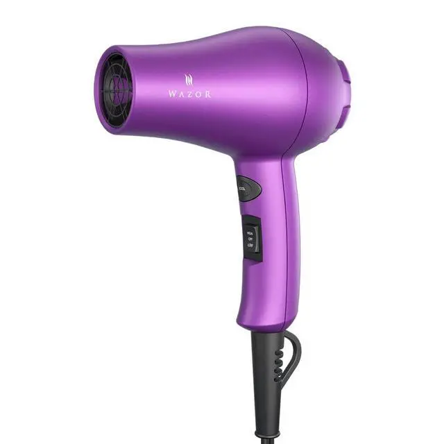 Alt view image 7 of 7 - Small Lightweight Hair Dryer for Kids Compact Blow Dryer for RV and Travel 1000W Ionic Dryer with Concentrator