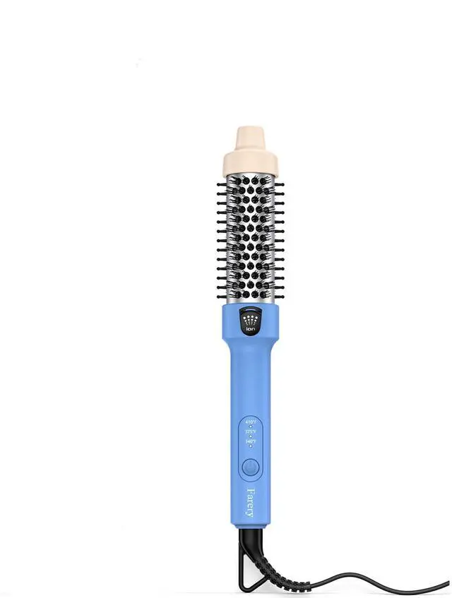 Main image of Thermal Brush for Bangs Styling, 1.2 Inch | Ionic Heated Curling Brush, 3 Heat Settings, Tourmaline Ceramic Barrel, Dual Voltage, Compact Size for Travel