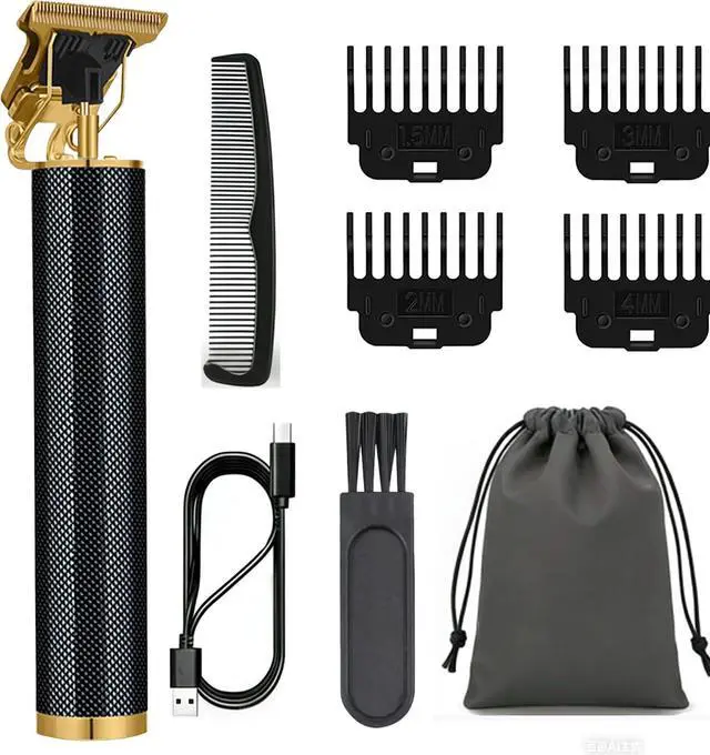Main image of T-Blade Hair Trimmer for Men,Cordless Zero Gapped Barber Trimmer,Professional Rechaeheable Edgers Clippers with 4 Guide Combs, Beard Trimmer for Hair Cutting,Mens Gift