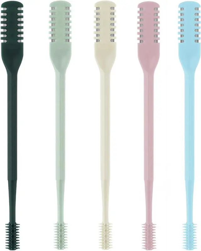 Alt view image 6 of 6 - 5PCS Manual Nose Hair Trimmer, Double-Sided, 5 Colors | Double-sided manual trimmer with a 360° rotating design helps trim nose hair safely and efficiently.