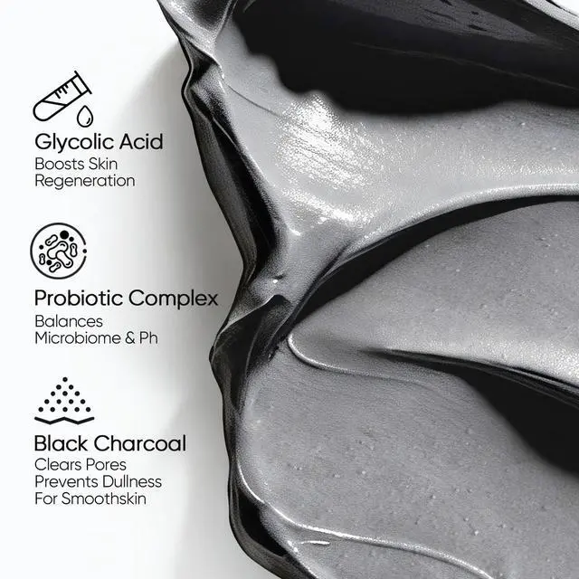 Alt view image 5 of 7 - Deep Pore Cleansing Blackhead Remover Face Mask Stick, Mud Mask with Natural Alaska Volcano Clay, Gentle Exfoliating, Smoothing Skin, Non-Drying, Skincare Facial Mask