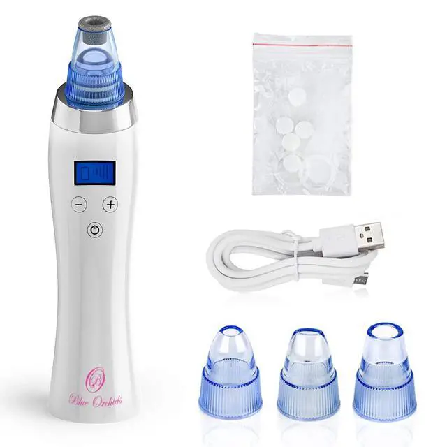 Alt view image 2 of 7 - Blackhead Remover Pore Vacuum for face, dermasuction for Whitehead Removal, Acne Pimple Sucker, face Vacuum Pore Cleanser, Comedone Extractor, 5 Adjustable Suction Power with 4 Probes