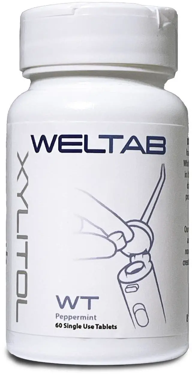 Main image of Weltab WT Water Flosser Tablets Peppermint 60 Count
