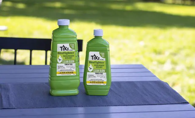 Alt view image 2 of 5 - Clean Burn Mosquito Repellent Torch Fuel 1/4 Gallon (32 oz.), Smokeless & Low-Soot Citronella, Mosquito Repellent, Plant-Based Formula for Outdoor, Patio, Garden & Backyard Torches