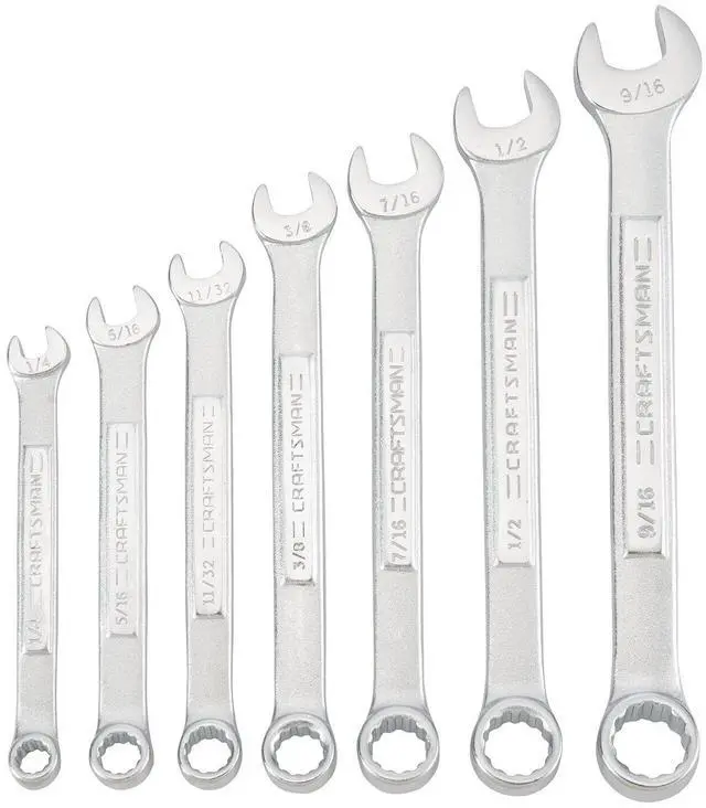 Main image of SAE WRENCH SET IN POUCH, 7PC (CMMT21085)