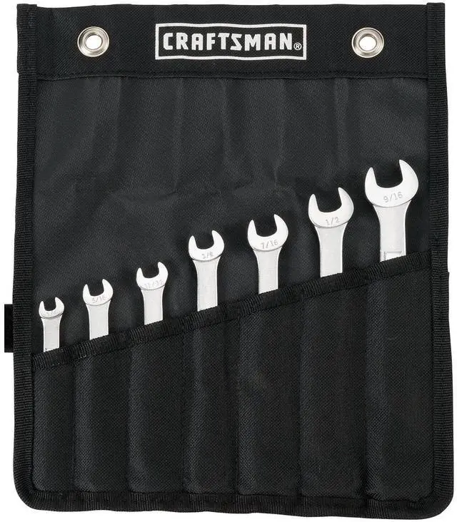 Alt view image 4 of 6 - SAE WRENCH SET IN POUCH, 7PC (CMMT21085)