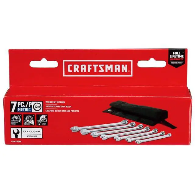 Alt view image 5 of 6 - MM WRENCH SET IN POUCH, 7PC (CMMT21086)