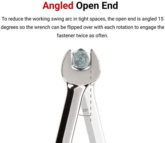 Alt view image 3 of 6 - 1 Inch Combination Wrench | 18266