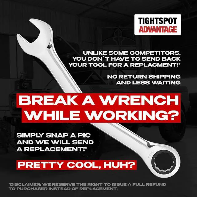 Alt view image 6 of 7 - 1/2 Inch Ratchet Combination Wrench, 90-Tooth, Chrome Vanadium, SAE