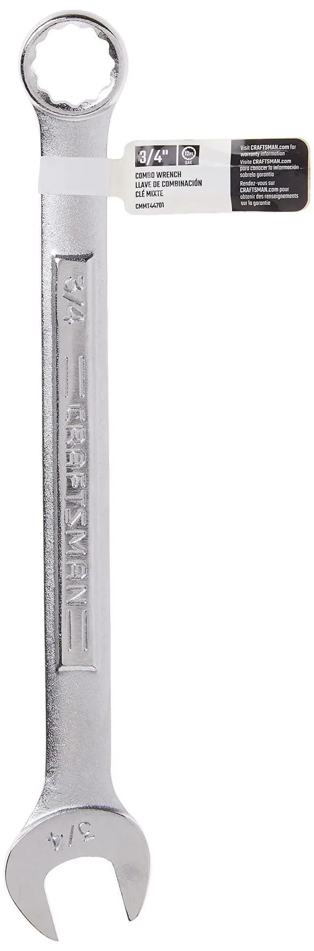 Alt view image 6 of 6 - Combination Wrench Set, SAE, 3/4-Inch (CMMT44701)