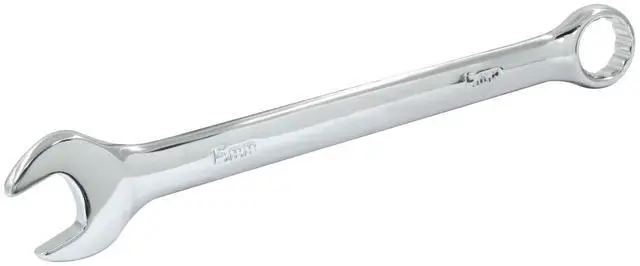Alt view image 4 of 5 - 15mm Metric Combination Wrench Spanner with Box End and Open End | 12-Point Box End, Open End, Mirror-Chrome Plated, High Carbon Steel