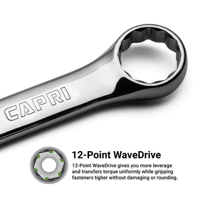 Alt view image 4 of 7 - 14 mm Combination Wrench, 12 Point, Metric, Chrome (1-1314)