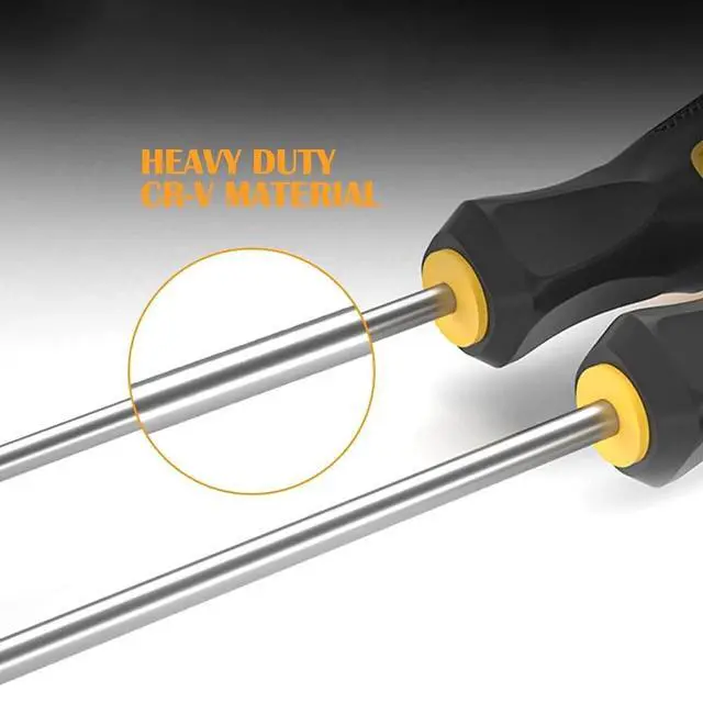 Alt view image 3 of 7 - 6-Piece Magnetic Phillips Screwdriver Set, Professional Cushion Grip | Cross Head Screwdrivers Hand Tool Set