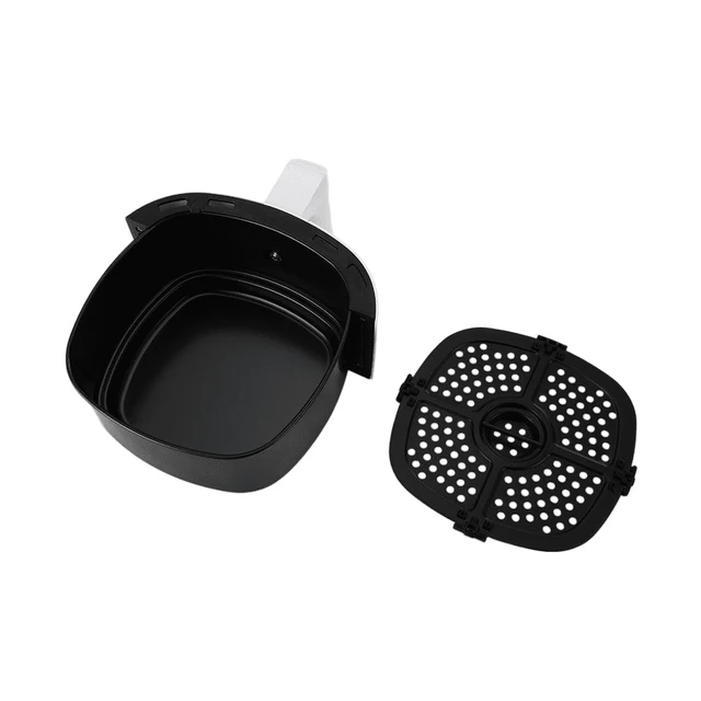 Alt view image 4 of 7 - 2.2 qt Air Fryer, Arctic White - Automatic Shutoff