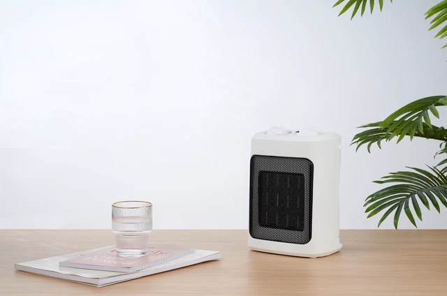 Alt view image 7 of 7 - 1500W Ceramic Fan-Force Electric Space Heater, White
