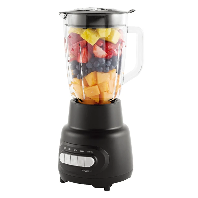 Alt view image 5 of 7 - 5-Speed Glass Blender with 48 Oz Jar and Ice-Crushing Motor