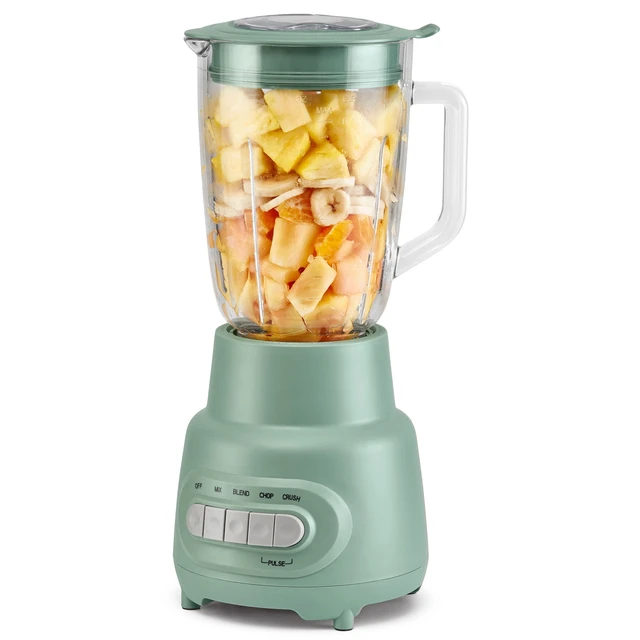 Alt view image 5 of 7 - Glass Jar 5 Speed Blender with 6-Cup Jar (48 Oz) Capacity, Green