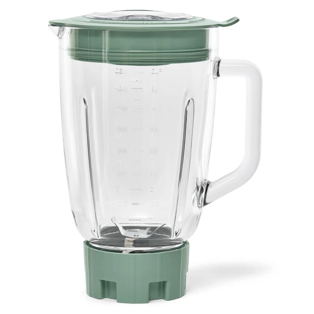 Alt view image 6 of 7 - Glass Jar 5 Speed Blender with 6-Cup Jar (48 Oz) Capacity, Green