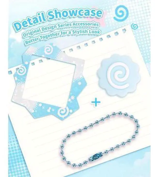 Alt view image 8 of 10 - GeekShare Cute Silicone Case Compatible with Tamagotchi Paradise,Soft Cover Waterproof Shockproof Anti-Scratch for Virtual Pet Device - Blue Circle Cat