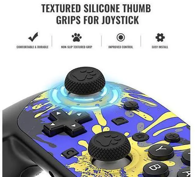 Alt view image 9 of 14 - JDDWIN Switch 2 Pro Controller Protective Shell,Faceplate, Replacement Grip Housing Shell Cover for Nintendo Switch 2 Pro - Controller NOT Included