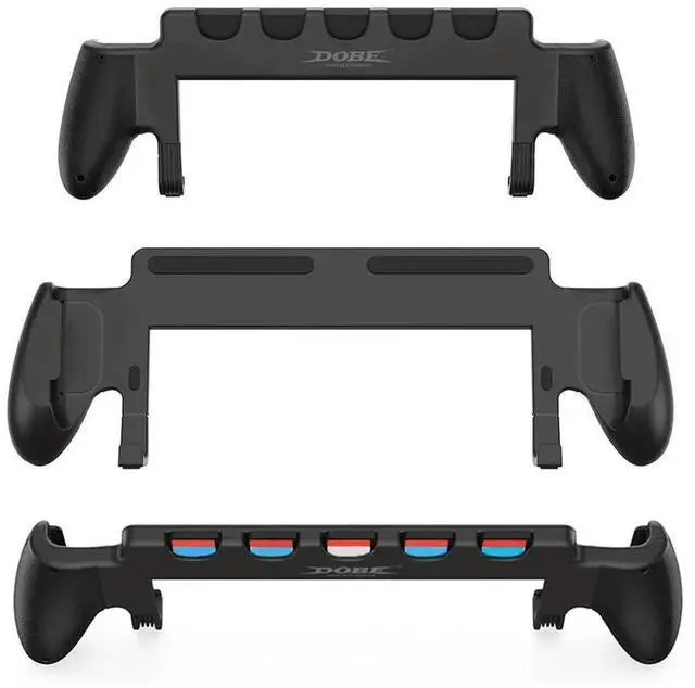 Alt view image 6 of 8 - For Nintendo for Switch 2 Grip with Stand Comfortable & Ergonomic Grip Holder 5 Game Slots Grip Holder Handle Controller Holder