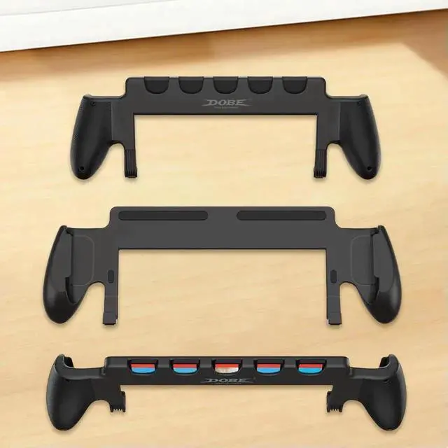 Alt view image 5 of 8 - For Nintendo for Switch 2 Grip with Stand Comfortable & Ergonomic Grip Holder 5 Game Slots Grip Holder Handle Controller Holder