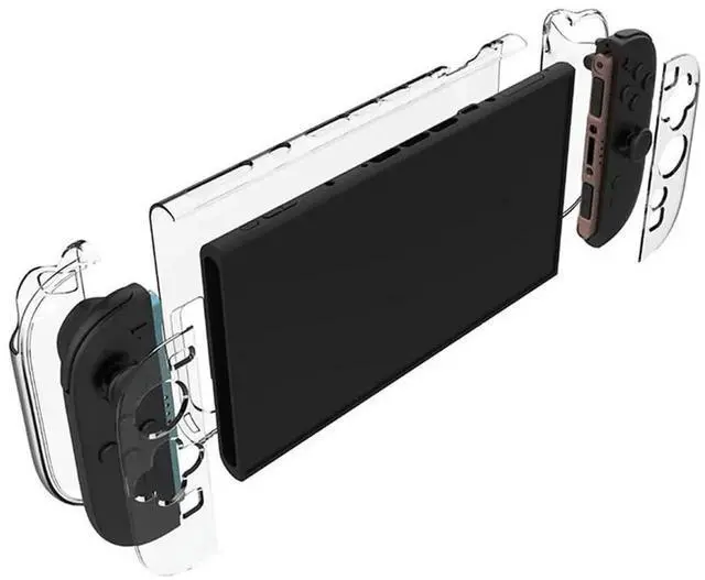 Alt view image 5 of 8 - For Nintendo for Switch 2 Detachable PC Transparent Case Shell Shockproof Clear Protector Anti-Scratch Protection Skin Anti-Drop