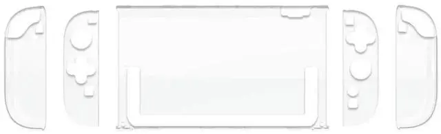 Alt view image 8 of 8 - For Nintendo for Switch 2 Detachable PC Transparent Case Shell Shockproof Clear Protector Anti-Scratch Protection Skin Anti-Drop