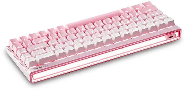 Main image of MCHOSE ACE 68 Air Magnetic Switch Wired Gaming Keyboard,65% Rapid Trigger Hall Effect Keyboard with Adjustable Actuation HotSwap RGB Snap Tap Hyper-Fast 8K Hz Polling Rate for PC/Mac Gamer (Pink)