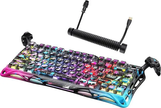 Alt view image 8 of 14 - Mercury V75 Pro Special Edition - Neon Graffiti, with Coiled Aviator USB Cable Combo
