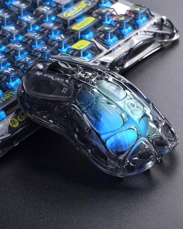 Alt view image 10 of 14 - GravaStar Mercury K1 Lite 75% Wireless Gaming Keyboard and Mercury M2 Wireless Gaming Mouse