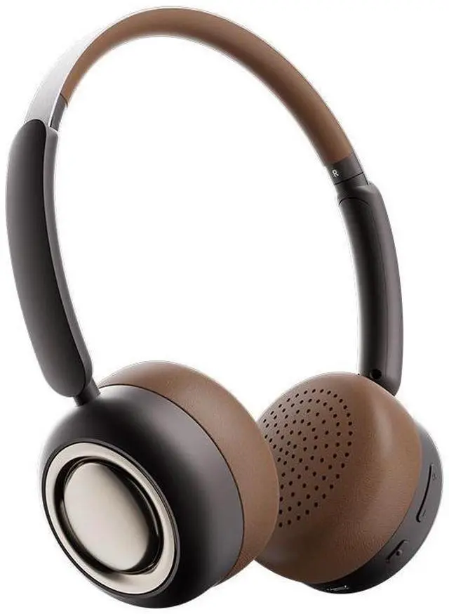 Alt view image 6 of 10 - CR-28 Cream Style Bluetooth Headset Retro Cute, Compact Metal, 38H Playtime, 40mm Driver, Bluetooth 6.0