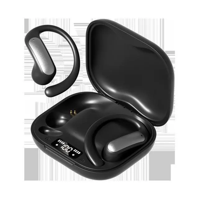 Alt view image 7 of 12 - M140 AI Smart Translation Bluetooth Headset OWS Open-Ear Design, Hi-Fi Sound, Low Latency, Audio/Video Translation, Bluetooth 5.4