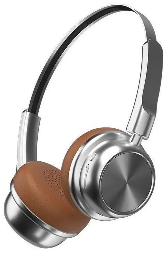 Alt view image 5 of 8 - CR-20 Retro Metal Over-Ear Bluetooth Headset Vintage Style, 6.0, IPX4 Waterproof, 14H Playtime, Wireless & Wired