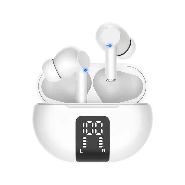 Alt view image 5 of 8 - Y32Pro Wireless Bluetooth Headset 4-Mic ENC, Bluetooth 5.3, 30H+ Battery, HiFi Audio, IPX5 Waterproof, for Phone & Laptop