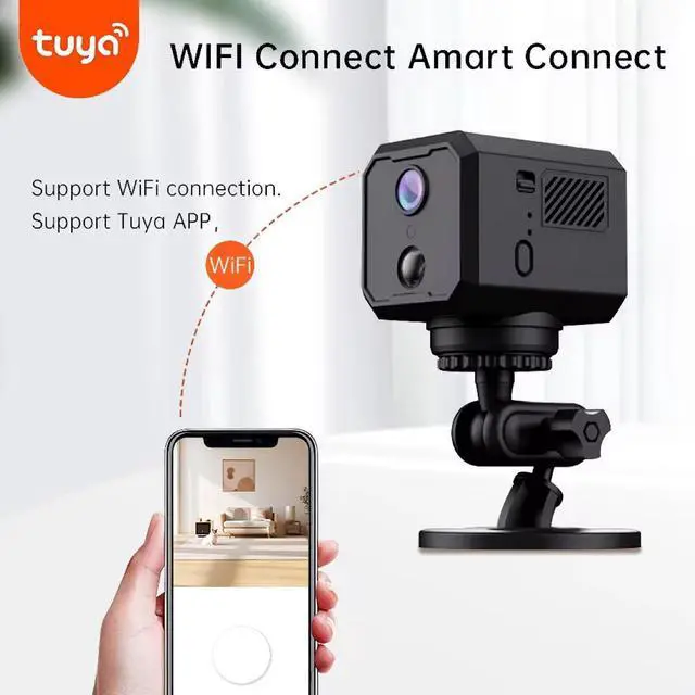 Alt view image 7 of 10 - 5MP WiFi Security Camera 2200mAh Battery, Low Power, PIR Human Detection, Two-Way Audio, Motion Tracking, Night Vision