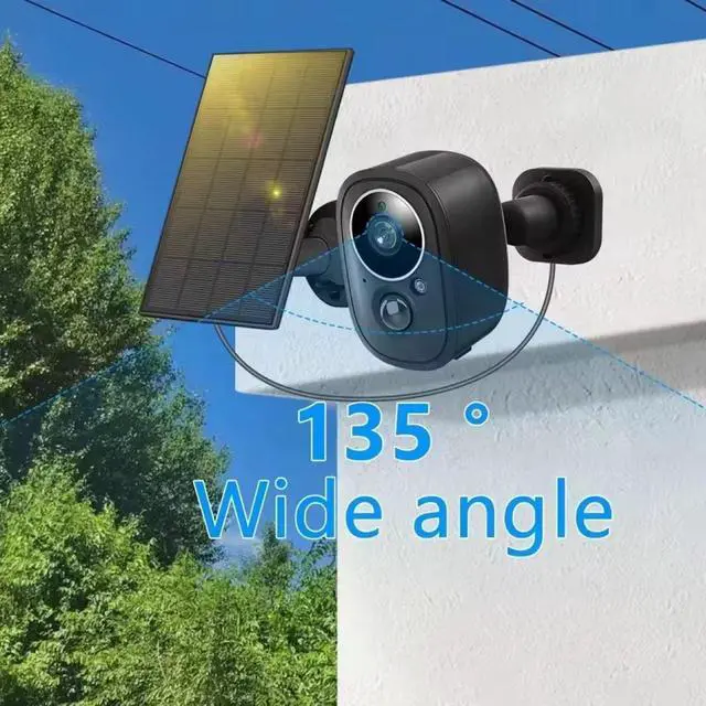 Alt view image 7 of 10 - Xiaokankan Smart Battery Security Camera 1080P, WiFi, Infrared Night Vision, Solar Ready, Indoor/Outdoor, Mobile Alert