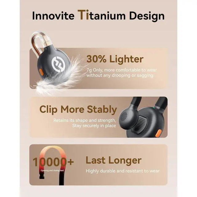 Alt view image 10 of 11 - Hollyland Lark M2S Wireless Microphone with USB-C Plug for iPhone 15/16/17 and Android, Titanium Clip, Plug-and-Play, Noise Cancelling, 300m Range, 27H Battery Life for Vlogging, YouTube