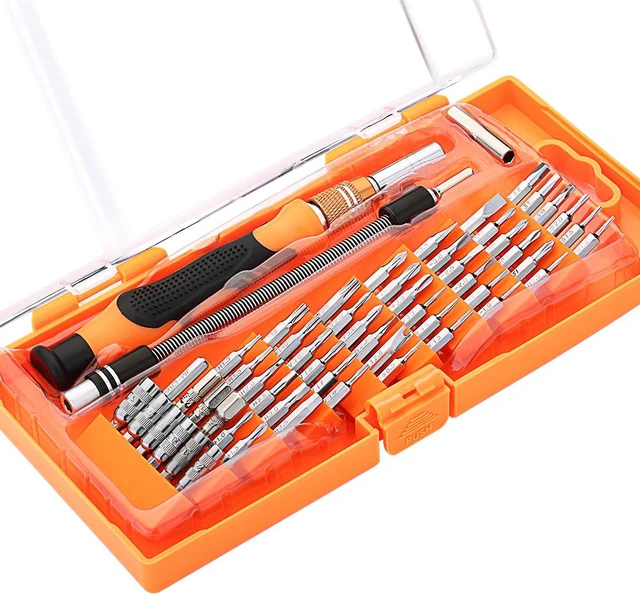 Main image of 58-in-1 Magnetic Precision Screwdriver Set (54 Bits + 4 Tools), Micro Repair Kit Compatible with MacBook / PC / Cell Phones (Manual Use ONLY)