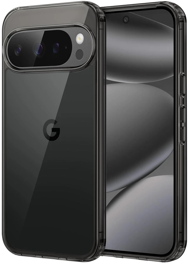 Main image of Yun Mao Case for Google Pixel 10/10 Pro, Anti-Yellowing, Obsidian Black | Shockproof Protection, Scratch Resistant Hard PC Back, Durable Transparent TPU Bumper
