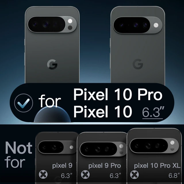 Main image of Yun MaoCase for Google Pixel 10/10 Pro, Obsidian | Compatible with MagSafe, Compatible with Pixelsnap Charger, Shockproof Protective Phone Cover, Scratch Resistant Clear Back